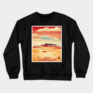 Corralejo Spain Travel Tourism Retro Vintage Crewneck Sweatshirt